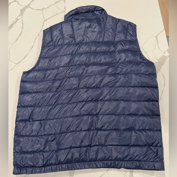 Lacoste Bubble Vest. Navy Blue. Size 58 (XL). Like NEW - Picture 2 of 5